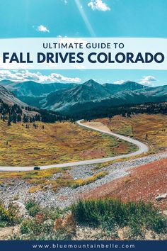 the ultimate guide to fall drives in colorado