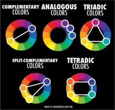 the complementary color scheme for different colors