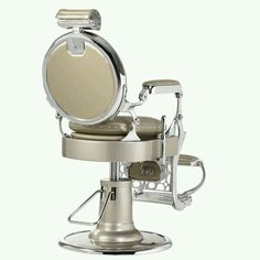 Vintage barber chair. I really like the colors on this one. Barber Shop Quartet, Best Barber, Industrial Design Furniture