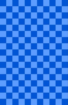 a blue and white checkered background