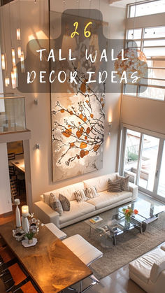 a living room filled with white furniture and lots of glass doors that lead to an open floor plan