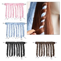 Store Home | Home & Garden | Clothing, Shoes & Accessories | Toys & Hobbies | Baby | Pet Supplies | Dolls & Bears | Computers/Tablets & Networking | Health & Beauty | Others Soft No Curling for Thick Long Hair Women    Description: -piece eight curling hair bands, are suitable for most types of hair and help you create beautiful curly hair at will. No any electricity or heat needed, you can easily DIY your hairstyle without any damage to your hair, safe and flexible. It is best to use when keepi Hair Curling Tool, No Heat Hair, Hair Curling Tools, No Heat Hair Curlers, No Heat Curlers, Curling Tools, Curling Hair, Curls No Heat, No Heat Hairstyles