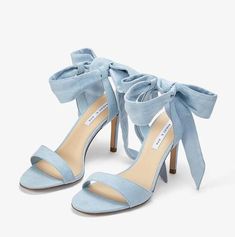 Bowknot Bandage High Heels sold by KOSMUISHOE on Storenvy Heels Shoes For Women, Preppy Shoes, Cute Shoes Heels, Cute Prom Dresses, Cute Heels, High Heels Shoes, Shoe Inspo, Blue Heels, Swag Shoes