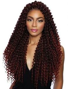 Afri-Naptural Crochet Hair Afri Naptural Caribbean WATER WAVE 18" <br> Crochet Braid Island Hair, Hype Hair, Beach Curls, Passion Twists, Crochet Hair Extensions, Crochet Braid, Curl Pattern, Best Wigs, Water Waves