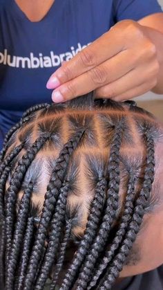 Braids Tutorial, Medium Box Braids, Wash N Go, Braid Tutorial, Knotless Braids, Braid Styles, Box Braids, Classy Outfits, Hair Care