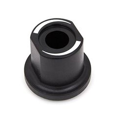 an image of a black knob on a white background