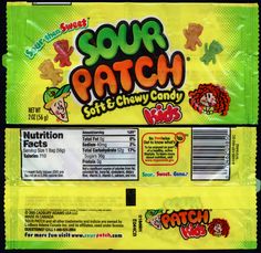 the back side of a sour patch candy bar