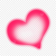 a pink heart shaped object on a transparent background