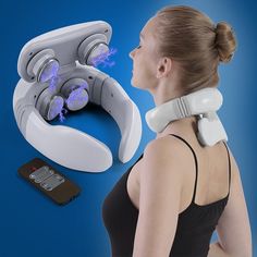 4D Intelligent Neck Massager + Remote Control - Gear Elevation Devices Design, Skin Care Mask, Deep Relaxation, Massage Techniques, Shoulder Pain