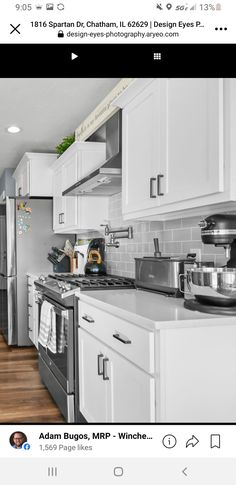 the kitchen is clean and ready to be used as an appliance for cooking