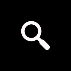 a magnifying glass on a black background