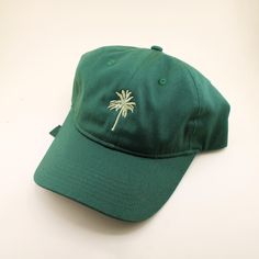 Palm Tree Dad Hat | Freshwater Cotton Snapback Beach Hat, Cotton Snapback Hat For Beach, Casual Sun Hat For Beach Season, Casual Bucket Hat For Vacation, Summer Tropical Hat With Curved Brim, Tropical Summer Hat With Curved Brim, Casual Beach Baseball Cap One Size, Casual Sun Hat With Curved Brim, Tropical Short Brim Hats For Summer