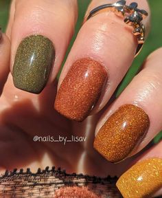 Pedicure Colors Fall, Dip Powder Nails Colors Fall 2024, Fall Nails Plaid Accent, Fall 2024 Nail Designs, Fall Accent Nail, Simple Fall Dip Nails, Thanksgiving Gel Nail Ideas, Sns Dipping Powder Nails Fall, Glitter Fall Nails