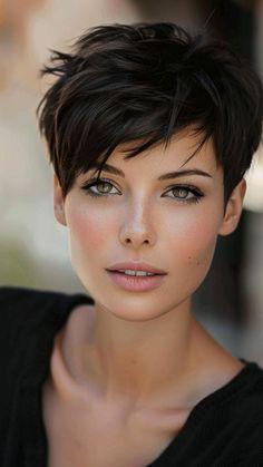 Pixi Hair 2024, Asymetrical Haircut Short Over 50, Mini Undercut, Brunette Pixie Haircut, Pixie Hairstyle Women, Blond Pixie Cut, Silver Haircut, Pixy Cut, Pixie 2024