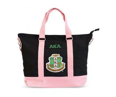 Presenting the AKA Canvas Tote Bag, a perfect blend of functionality and AKA pride. Crafted with durable canvas material, this tote bag showcases the iconic AKA letters in vibrant pink against a classic white backdrop. With ample space and sturdy handles, it's not only a stylish accessory but also a reliable companion for everyday errands, beach days, or AKA events. Whether you're headed to a sorority meeting or a casual outing, let the AKA Canvas Tote Bag be your go-to choice, reflecting your dedication to the esteemed Alpha Kappa Alpha sorority. Aka Apparel, Aka Sorority Gifts, Aka Sorority, Sorority Canvas, Alpha Kappa Alpha Sorority, Oversized Bag, Alpha Kappa Alpha, Sorority Gifts, Black Canvas