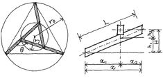 the diagram shows how to draw an object with two sides and one side, as well as