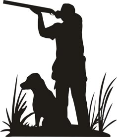 Hunting Vinyl Decal, Wall Sticker, Wall Tattoo Labrador Tattoo, Tattoo Hunting, Hunter Silhouette, Leon Logo, Hunter Tattoo