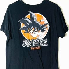 Was A Gift, I Prefer Trunks Over Goku Sorry. Never Used. Goku Shirt, Hot Topic Shirts, Dbz Goku, Vintage Dragon, Shirts Vintage, Dragon Ball Z, Orange Black, Dragon Ball, Tee Shirts