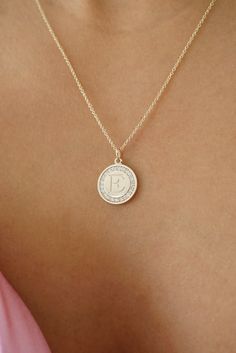 The Diamond Disc Necklace is a versatile piece that is suitable for both everyday wear and special occasions. Its timeless design ensures that it will remain a cherished piece in your jewelry collection for years to come. Please allow 1-2 weeks for delivery. Everyday Luxury Sterling Silver Tarnish-resistant Necklace, Fine Jewelry 14k Gold Diamond Necklace With Initials, Elegant Formal Necklace With Initial Pendant, Elegant Hallmarked Rose Gold Necklaces, Elegant Rose Gold Hallmarked Necklaces, Elegant Formal Initial Pendant Necklace, Classic Initial Necklace For Formal Occasions, Formal 14k White Gold Necklaces, Luxury Diamond Initial Necklace As A Gift