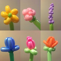 Balloon Animal Ideas, Balloon Crafts Diy, Twist Balloons, Rose Balloon