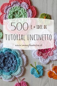 raccolta,tutorial,uncinetto,lavori,fiori,amigurumi,presine,abbigliamento,accessori,punti,scuola Knitting Club, Crochet Tutorial Pattern, Crochet Halloween, Quick Crochet Patterns, Crochet Fingerless Gloves, Crochet Stitches Video, Crochet Fall