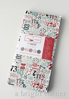 a notebook covered in numbers and symbols