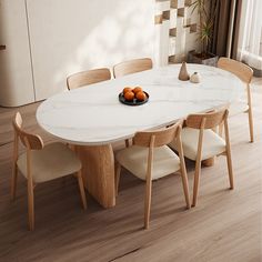 Oval Japanese Cream Style Solid Wood Dining Table And Chair Combination Nordic Kitchen Table, Oval Marble Dining Table, Wood Dining Table Modern, Traditional Decoration, Nordic Kitchen, Dining Table And Chair, Oval Dining Table, Marble Dining Table, Marble Dining