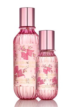 Introducing Sugar Blush. A sweet fruity floral hair and body mist that smells like dessert. This delicious scent gets its sweetness from a pink vanilla sugar note spun with creamy rose, tart passion fruit, violet and sandalwood. A dreamy cotton candy cloud of sweetness and warmth. Made to be sprayed all over and indulged in anytime. Created with love by perfumer Jerome Epinette. Fragrance Family: Floral Scent Type: Fruity Floral Gourmand Key Notes: Passion Fruit, Pink Rose, Pink Sugar A slim, fl Rose Body Spray, Pink Body Mist, Rose Tart, Hair And Body Mist, Fruity Perfume, Blush Hair, Floral Perfume, Flower Fragrance, Pink Vanilla