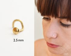 14K SOLID GOLD single circle stud earring - 2.5mm OR 4mm head diameter - SINGLE! Perfect for a variety of piercing locations: nostril / lobe / 3rd, 2nd hole earring / tragus / conch / helix / cartilage ---> Features: ♦ Material: Yellow 14k SOLID GOLD ( available also in rose gold, please convo me) ♦ Please choose size: 2.5mm OR 4mm circle diameter ♦ Wire thickness: Select your preference in the gauge at the top right of this page. available in 16/18/20/22 gauge = 1.2/1/0.8/0.6 mm. Gauge: the Tiny Round Minimalist Nose Studs, Minimalist Yellow Gold Round Nose Studs, Internally Threaded Round Nose Studs As Gift, Nickel-free Gold Round Cartilage Earrings, Minimalist Internally Threaded Nose Rings, Minimalist Hypoallergenic Yellow Gold Nose Studs, Minimalist Internally Threaded Round Piercings, Minimalist Everyday Round Nose Studs, Internally Threaded Round Nose Rings As Gift