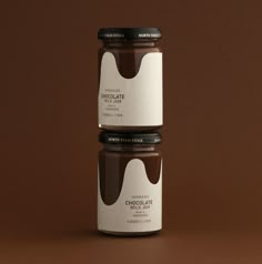 Choco Jar, Chocolate Jam, Graphic Designer Studio, Chocolate Jar, Jar Packaging, Modern Food