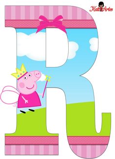 the letter r is for peppi pig