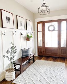 the entryway is clean and ready for us to use as an entrance way in this home