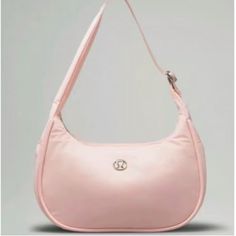 New With Tags Sold Out Online Color: Light Pink Versatile Pink Shoulder Bag, Pink Lululemon Bag, Lululemon Purse, Pink Pastel Large Snap Tote Bag Lululemon, Cheap Pink Shoulder Bag For On-the-go, Lululemon Crossbody Bag Pink, Lululemon Stuff, Lululemon Bag, Pink Lululemon