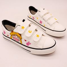 New Style Sailor Moon Canvas Shoes PN1281 ●Thank you so much for your cool review on the instagram @greysonbrents-mama(the last two pictures) ●Note:It will need 5-10 days to ship after payment because it is handmade. ●Size:please see the picture. (Please allow 1-3cm differs due to manual measurement.As different computers display colors differently,the color of the actual may vary slightly from the above images.Thanks for your understanding.) ●About Shipping: We attach great importance to the orders of each customer and parcel delivery. 1.Processing time: 2-3 business days. 2.Shipping time: 10-15 business days to US, please allow 3-4 weeks shipping to other country.(Shipping times can be affected by variable customs clearance times or public holidays.) Penny Crafts, Sailor Moon Outfit, Jelly Purse, Moon Canvas, Ankle Sneakers, Girls Sneakers, Converse High Top Sneaker, Converse Chuck Taylor High Top Sneaker, Slip On Sneakers