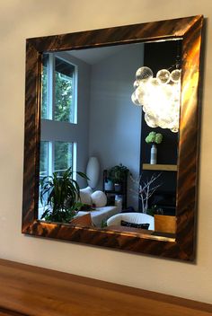 41.5"x36"x1.5" Stylish Copper framed mirror handmade by Torched Hawaii.  This luxurious copper mirror highlights modern sophistication with eye-catching interest. Copper Office, Vanity Mirror Bathroom, Mirror Handmade, Copper Mirror, Mirror Bathroom, Large Wall Mirror, Copper Frame, Copper Wall, Framed Mirror