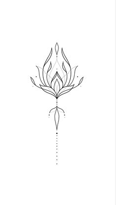 a black and white drawing of a lotus flower on a white background with the words,