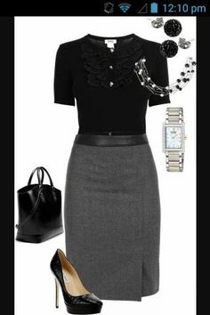 Office Outfits For Ladies, Professional Attire, Outfit Trends, Fashion Hub, Business Outfit, A Skirt, Work Wardrobe, Work Attire, Looks Style