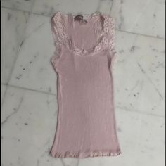 Acrobat Tank With Lace Trim Nwot One Size 100% Silk Pink Throwing Fits, One Size Fits All, Fashion Inspo Outfits, Lace Trim, Fashion Inspo, Womens Sizes, Womens Tops, Trim, Tank Tops