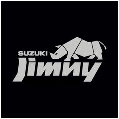 the logo for suzuki jimmy's restaurant, which has rhinos on it