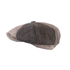 Model: HAT-334_GREY/MULTI Peaky Blinders Style, Grey Herringbone, Green Box, Traditional Weaving, Stylish Hats, Newsboy Cap, Navy And Brown, Flat Cap, Black Quilt