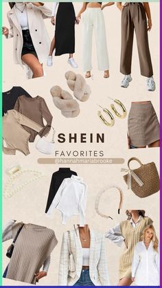 Some of my favorite fall/winter staples from Shein! Shein Outfits For College, Winter Outfits Shein Women, Shein Outfits Fall 2024, Shein Outfits Winter 2024, Shein 2024 Outfits, Shein Capsule Wardrobe, Shein Fall Outfits 2024, Best Of Shein, Shien Fall Outfits