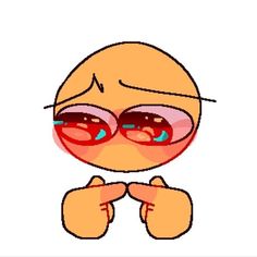 an image of a cartoon character with glasses on his face and hands folded in front of him