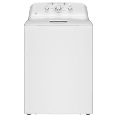 a white washer sitting on top of a dryer in front of a white wall