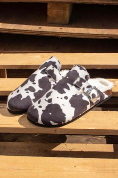 Recycle Clothes, Cow Print, Slide Slipper, All The Way, The Body, Clogs, Cow, The Way