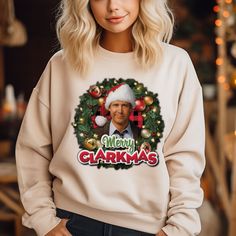 Title: Merry Clarkmas Shirt, Christmas Clark Griswold Vintage Shirt, National Lampoon's Shirt, Gift Tee For You And Family, Christmas Vacation Tee, Plus Tee, DESCRIPTIONS! * One-sided printing is included in the price. * Please contact us if there is a color that you cannot find in the list. * - We have 3 different tshirt brand that we use, if you only want one particular brand please ask the seller for availability, if you do not ask we will ship the available brand. * You can message us 24/7 for any question. We will reply you as soon as possible. (including Saturday and Sunday) Unisex Short Sleeve Tee * 100% Airlume combed and ringspun cotton (fiber content may vary for different colors) * Light fabric (4.2 oz/yd² (142 g/m * Tear away label * Runs true to size * Non-chlorine: bleach as Clark Griswold, National Lampoons, Christmas Vacation, Vintage Shirt, Unisex Shorts, Family Christmas, Vintage Shirts, Cotton Fiber, Light Fabric