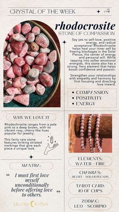 an info sheet describing the different types of rocks and their uses in making them look like they