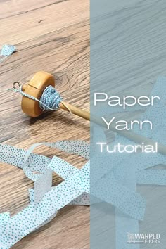 paper yarn tutorial How To Make Yarn, Things To Do With Yarn, Felt Weaving, Simple Paper Crafts, Weaving Studio, Victorian Accessories