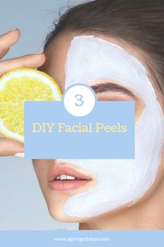 3 DIY Facial Peels #skincare #beauty #diy Diy Facials, Homemade Facial Mask, Beauty Diy, Egg White, Facial Mask