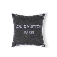 LOUIS VUITTON® - Monogram Shadow Cushion - Anthracite Cushion Texture, Louis Vuitton Pattern, My Shopping List, Monogram Pattern, Unique Pillows, Louis Vuitton Official, Cushion Pillow, Kids Design, Pillow Cushion