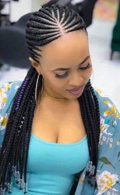 Straight Up Hairstyles, Black Box Braids, Feed In Braids Hairstyles, Bob Braids, African Hair Braiding Styles, Braided Cornrow Hairstyles, Braided Ponytail Hairstyles, Hair Twist Styles